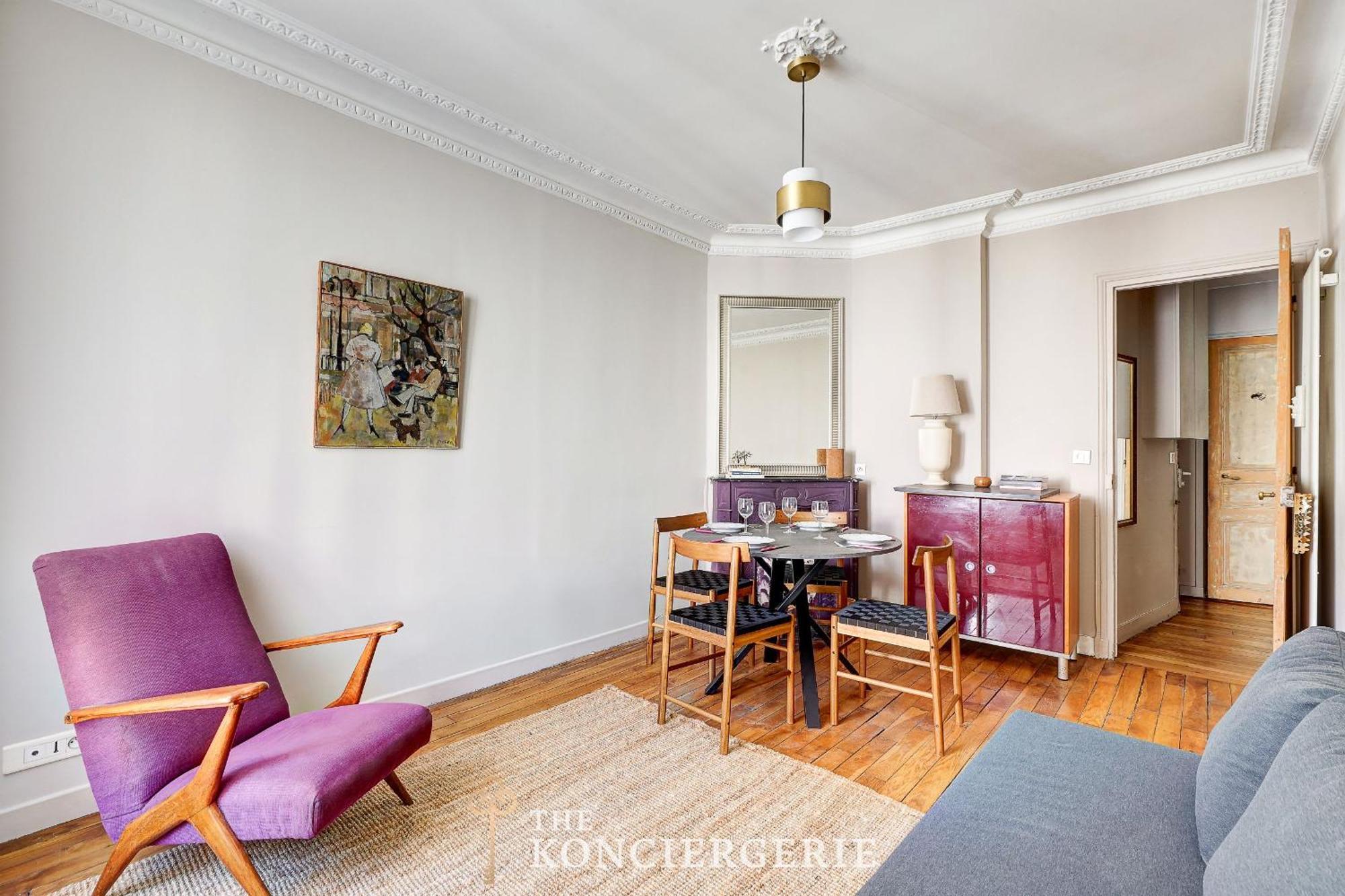 Refined & Cozy In Appartamento Parigi